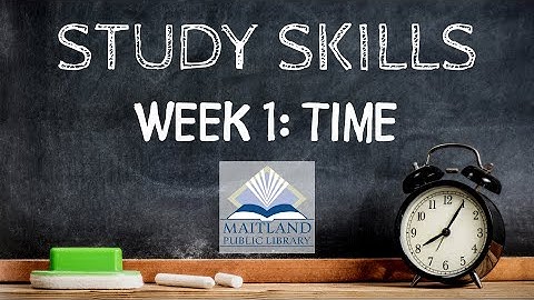 Study Skills: Time Management