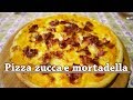 La ricetta perfetta per l'autunno: PIZZA alla ZUCCA e MORTADELLA!