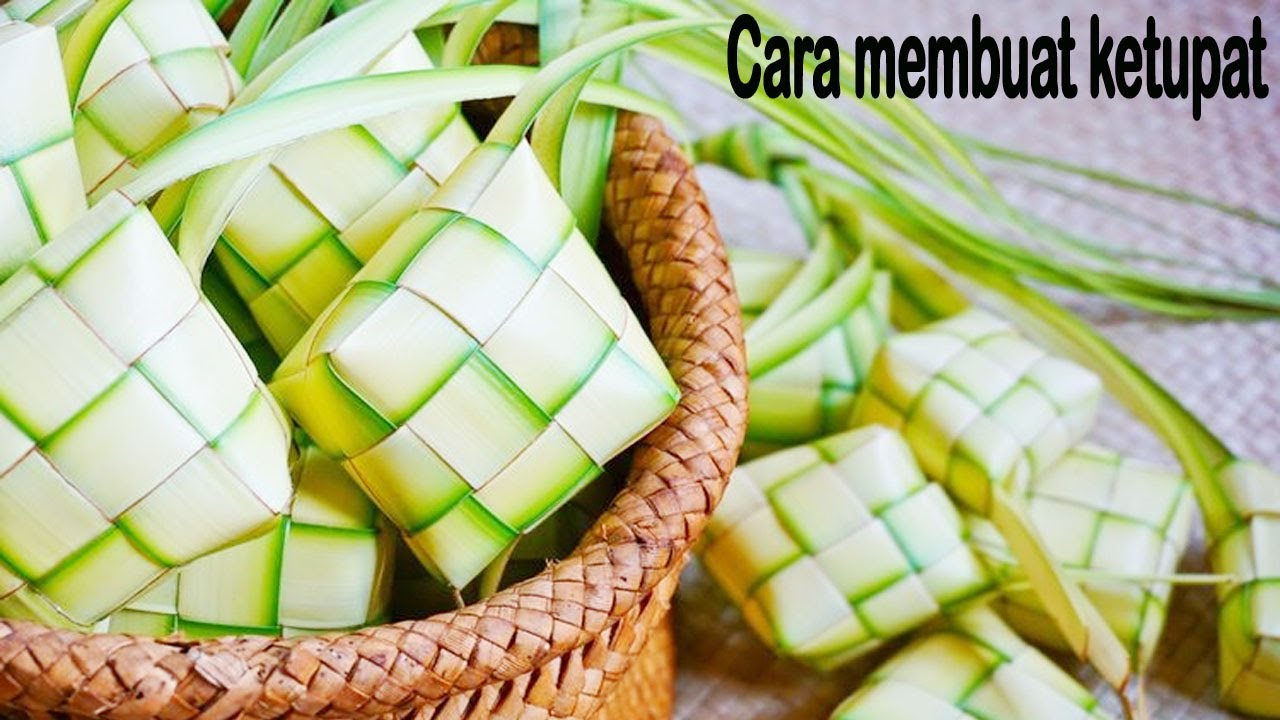  Cara  Membuat  Ketupat dari  daun  kelapa YouTube
