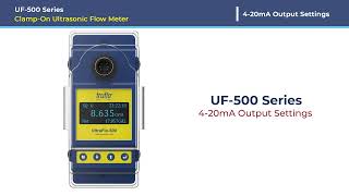 Uf500 Clamp-On Ultrasonic Flow Meter - 4-20Ma Output Settings