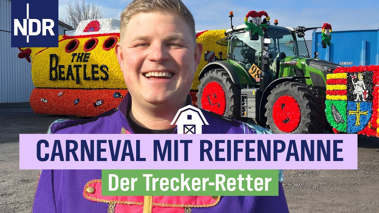 Schnapsflasche stoppt Karnevals-Trecker | Folge 8 | Der Trecker-Retter | NDR auf'm Land