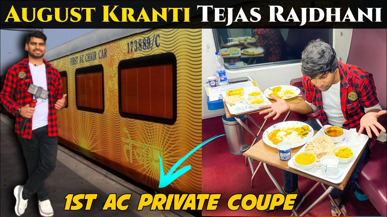 5 Star Hotel in Train | Luxury Rajdhani Express in Indian Railways ...