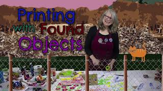 Printing with Found Objects from Grace Art Camp