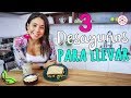 3 DESAYUNOS RÁPIDOS PARA LLEVAR 🙌Yovana