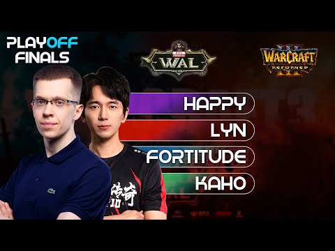 Видео: Warcraft All-Star League: Плей-Офф | Happy - Lyn; Forti - Kaho: Warcraft 3 Reforged | Патч 1.36.1