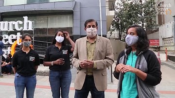 Prof. Ashish Verma and his team from IISc Bangalore about #ChurchStreetFirst initiative