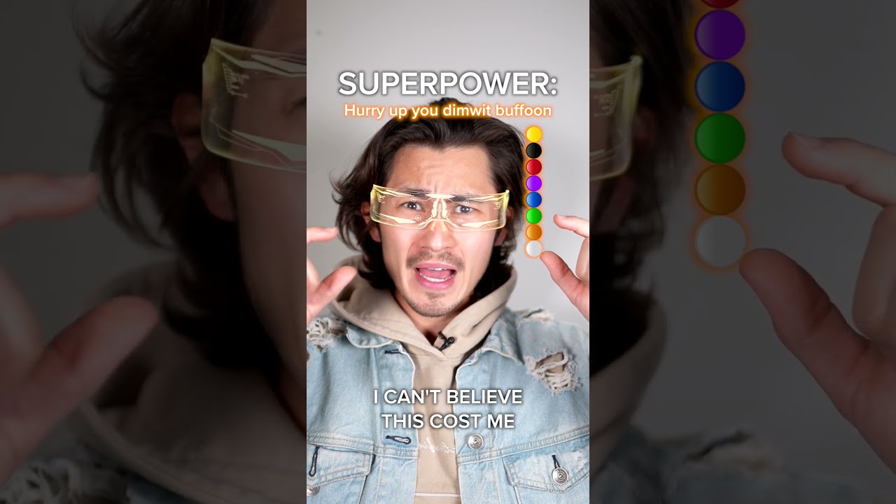 POV You Get Glasses That Give Superpowers 