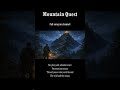 Mountain Quest - Gaming and main character music #shorts  #fantasymusic #music  #darkfantasymusic