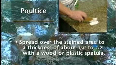 How to Remove Stains from Marble & Granite Countertops Using A Poultice