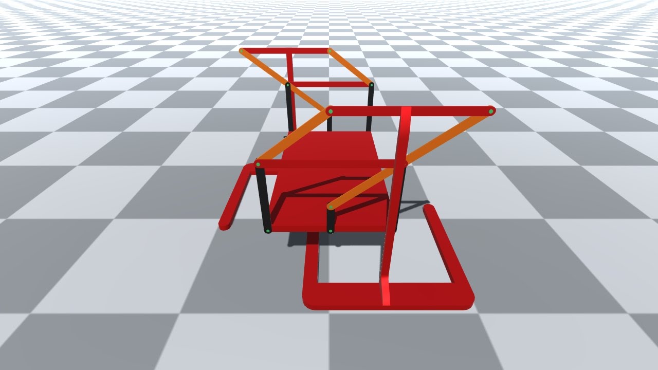 Biped Walking With Chebyshev Link Youtube