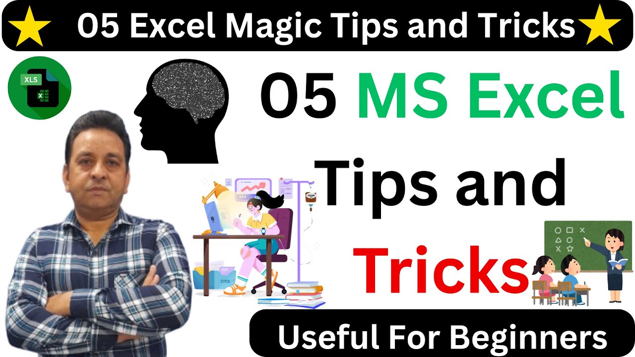 Top 05 MS Excel Tips and Tricks Best Time Saving Tips Excel Tutorials ...