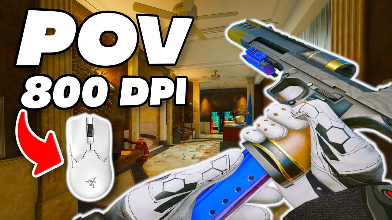 Dpi R6s What Playing Rainbow Six Siege on 800 DPI looks like - YouTube