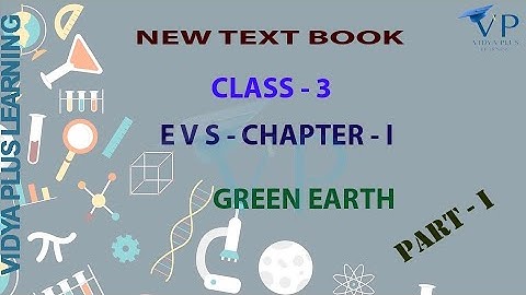KERALA SYLLABUS | NEW BOOK 2024 | CLASS 3 |EVS | CHAPTER 1| PART 1 | GREEN EARTH