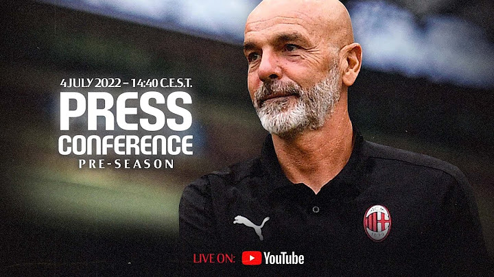 Mister Pioli: la prima conferenza della nuova stagione | LIVE