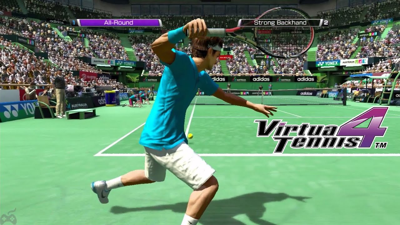 Virtua Tennis 4 - Arcade mode very hard - Federer