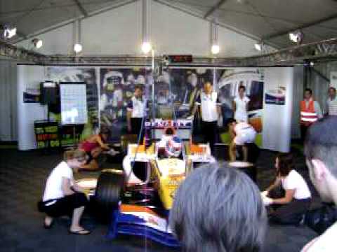 Kerékcsere csajoknak - Pit Stop for Girls - 40 sec. - Hungaroring 20080706 ING Renault Forma I - Formula 1 Trophy - www.kiralyportal.hu