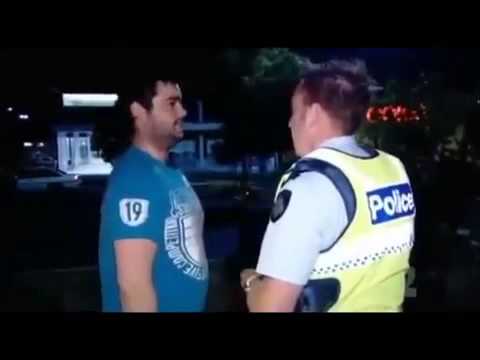 I'm just waiting for a mate - FUNNY POLICE ARREST