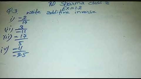 RD Sharma class 8 exercise 1.2 question no 3