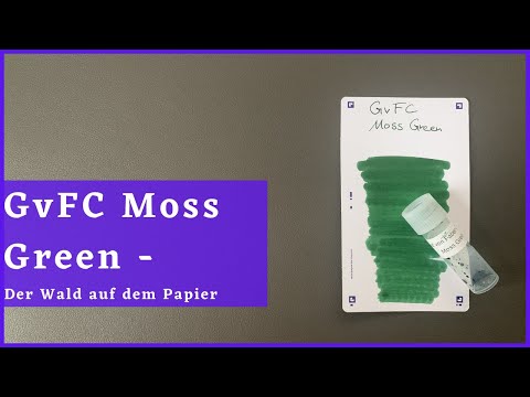 Graf von Faber-Castell Moss Green - Der Wald auf dem Papier - Review Deutsch