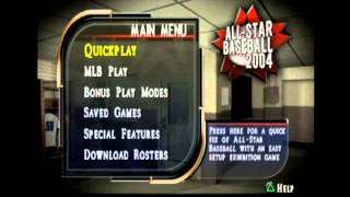 All Star Baseball 2004 Main Menu Theme