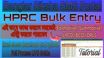 Bulk Marks Entry in Holistic Progress Report Card || Easy Marks Entry Method Live with Excel Sheet