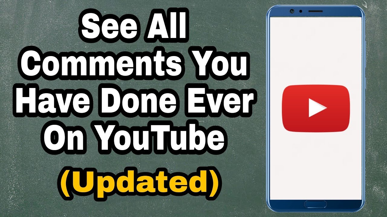 How to find your comments on youtube - View all comments you have done ...
