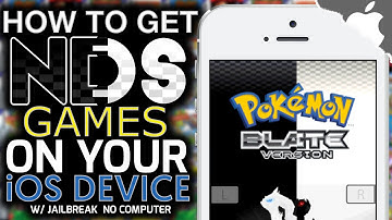 iNDS: How To Get NINTENDO DS Games on your iOS Device! 9 & ↓ (JAILBREAK) (NO COMPUTER) iPhone iPad