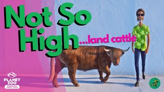 Is the Highland Cattle too small? | Planet Zoo Barnyard Animal Pack 🐂