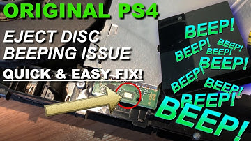 Original PS4 Disc Eject Beeping Issue - Quick & Easy Fix!