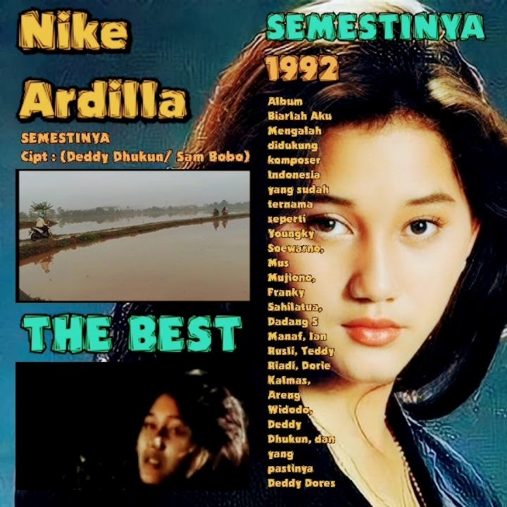 Nike ardilla - Semestinya cipt deddy dhukun dan sam bobo