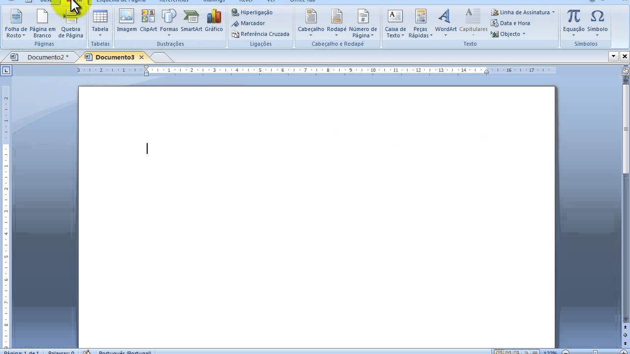 Inserir e personalizar Cabeçalhos e Rodapé no Word - YouTube