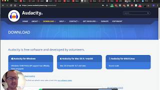 Recording interviews in Audacity screenshot 2