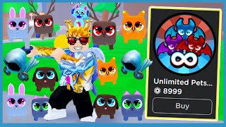 Buying The Infinite Pet Gamepass In Roblox Ninja Simulator