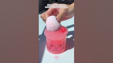 BLUSHINGBBSLIMES.COM just restocked!💖 Give this slime a name WITHOUT the word MOCHI 🤔🍓