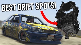 GTA 5: The BEST Drift Spots! (#1)