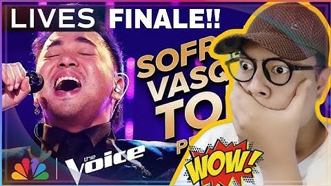 Sofronio Vasquez Performs "Unstoppable" By Sia | The Voice Finale | NBC Reaction