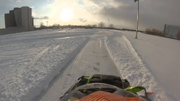 2015 Can-Am Outlander 1000 Xmr winter playing