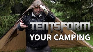 Worth it? Tentsformer Your Camping with OneTigris Poncho Shelter!