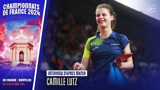 INTERVIEW | Camille Lutz, championne de France 2024 - simples dames