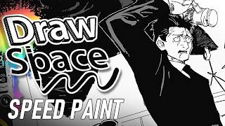 Roblox DRAW SPACE Hiromi Higuruma SPEED PAINT! screenshot 2