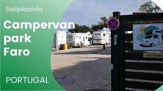 Faro Campervanpark, zentraler Wohnmobilstellplatz zwischen City und Strand, Portugal Algarve