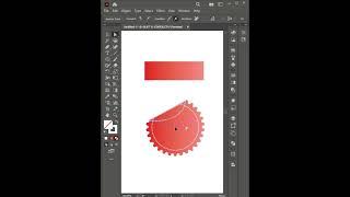 Price Tag creation in illustrator short reels video
