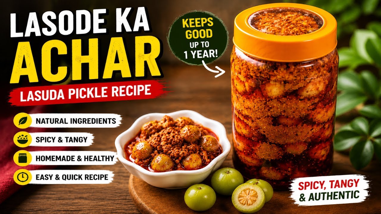 Lasoda Pickle | लसूड़े का अचार बनाना इतना आसान! | Traditional Indian ...