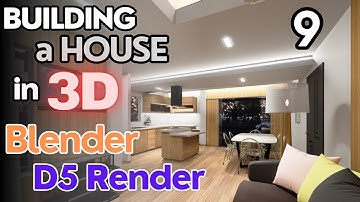 09 MASTER 3D MODELING by BUILDING a HOUSE in Blender + @D5Render  !  🏠 | EASY TUTORIAL for BEGINNERS