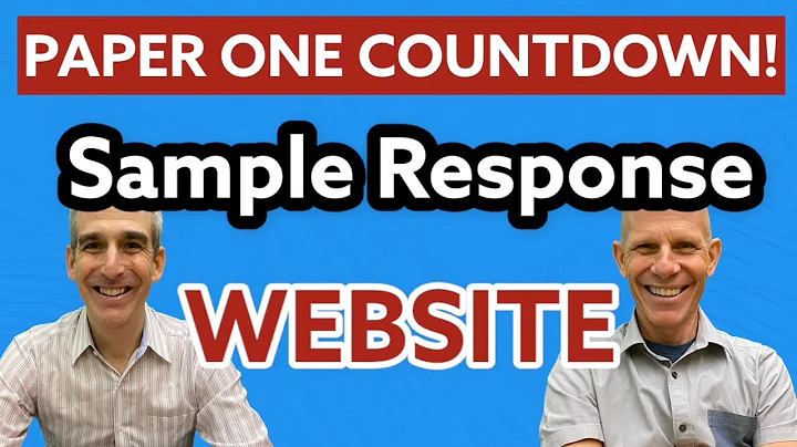 Countdown to Paper One - Website - Sample Response - DayDayNews