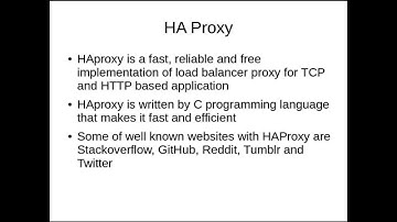 HAproxy configuration and Load balancing