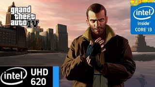 Grand Theft Auto IV On [ I3-8145U,Intel UHD 620,4 GB Ram ] FPS TEST