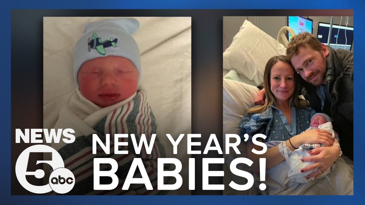 Meet 2 of the first babies born in 2023 - YouTube
