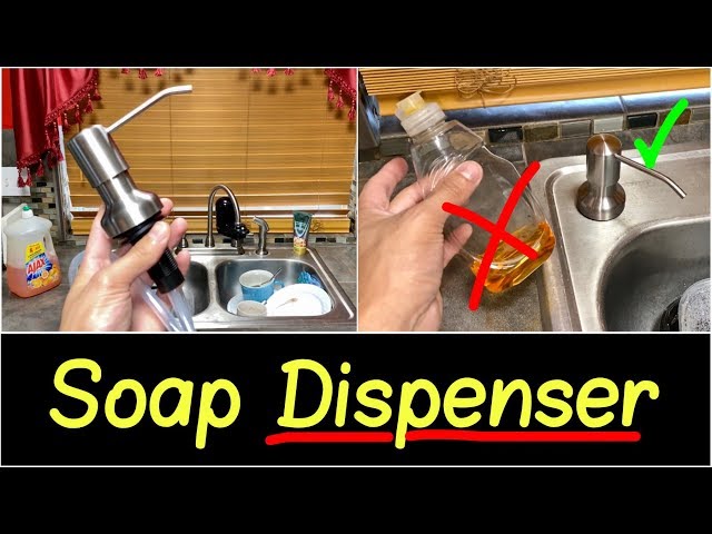 DIY Trick out your Sink Soap Dispenser Video Episode