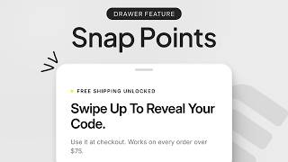 Etch Drawer New Feature - Snap Points
